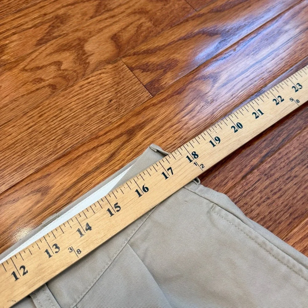 Vintage Polo Ralph Lauren Hammond Pant Fits Mens 35x29 Chino Pleated Khaki Twill